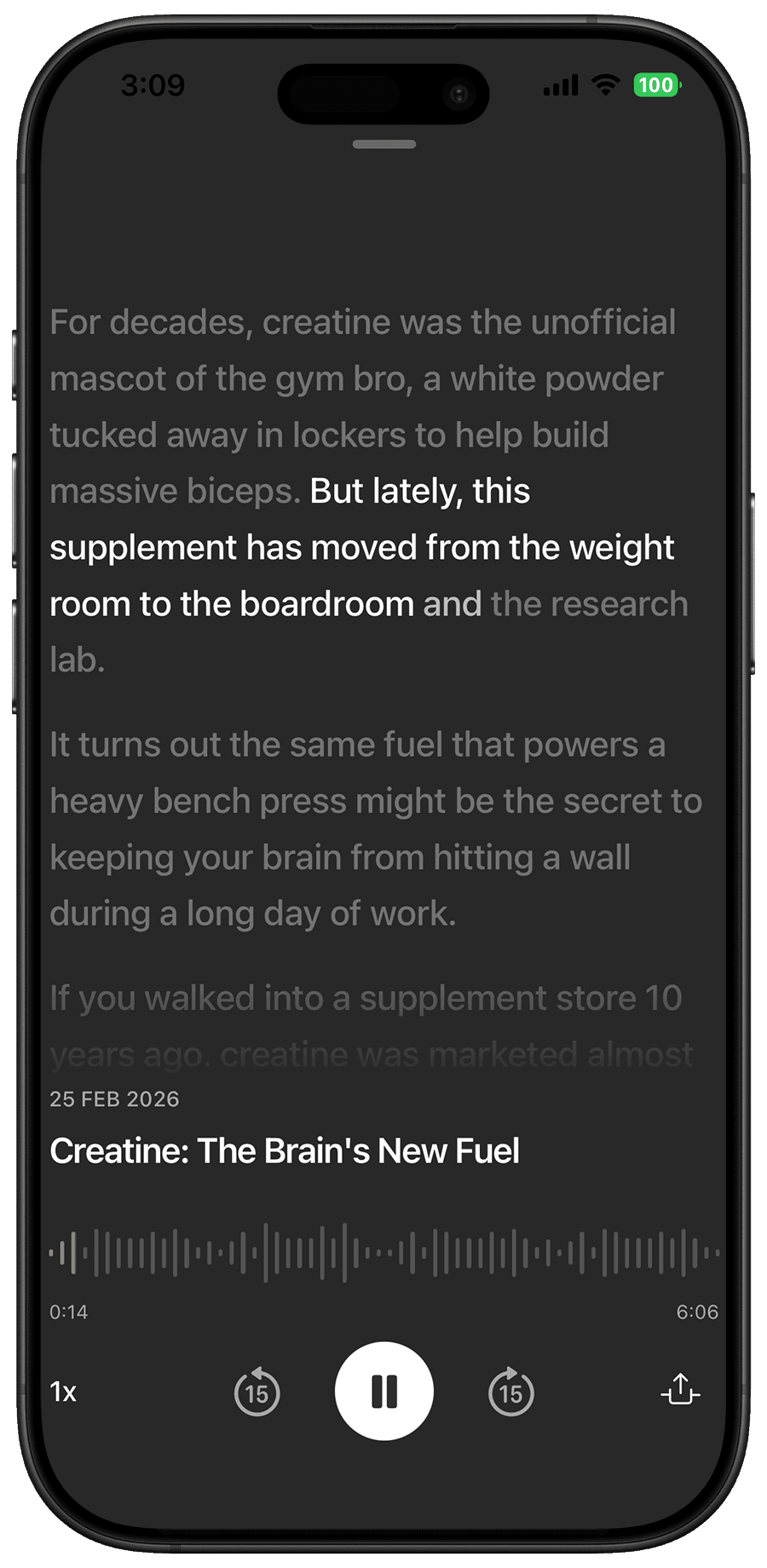 Fylom transcript screen